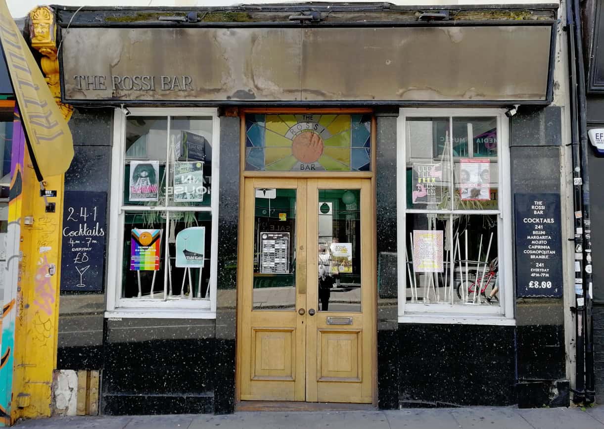 The Rossi Bar - a Brighton music venue that platforms emerging artists.