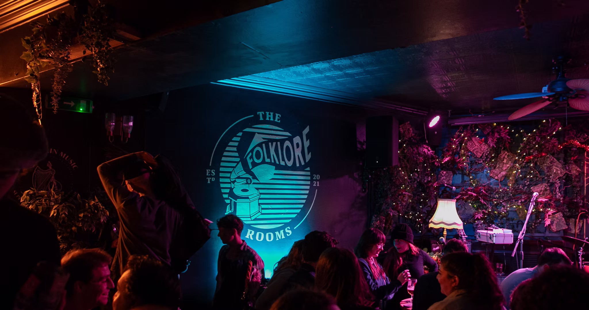 The Folklore Rooms in Brighton often host seated live music events.