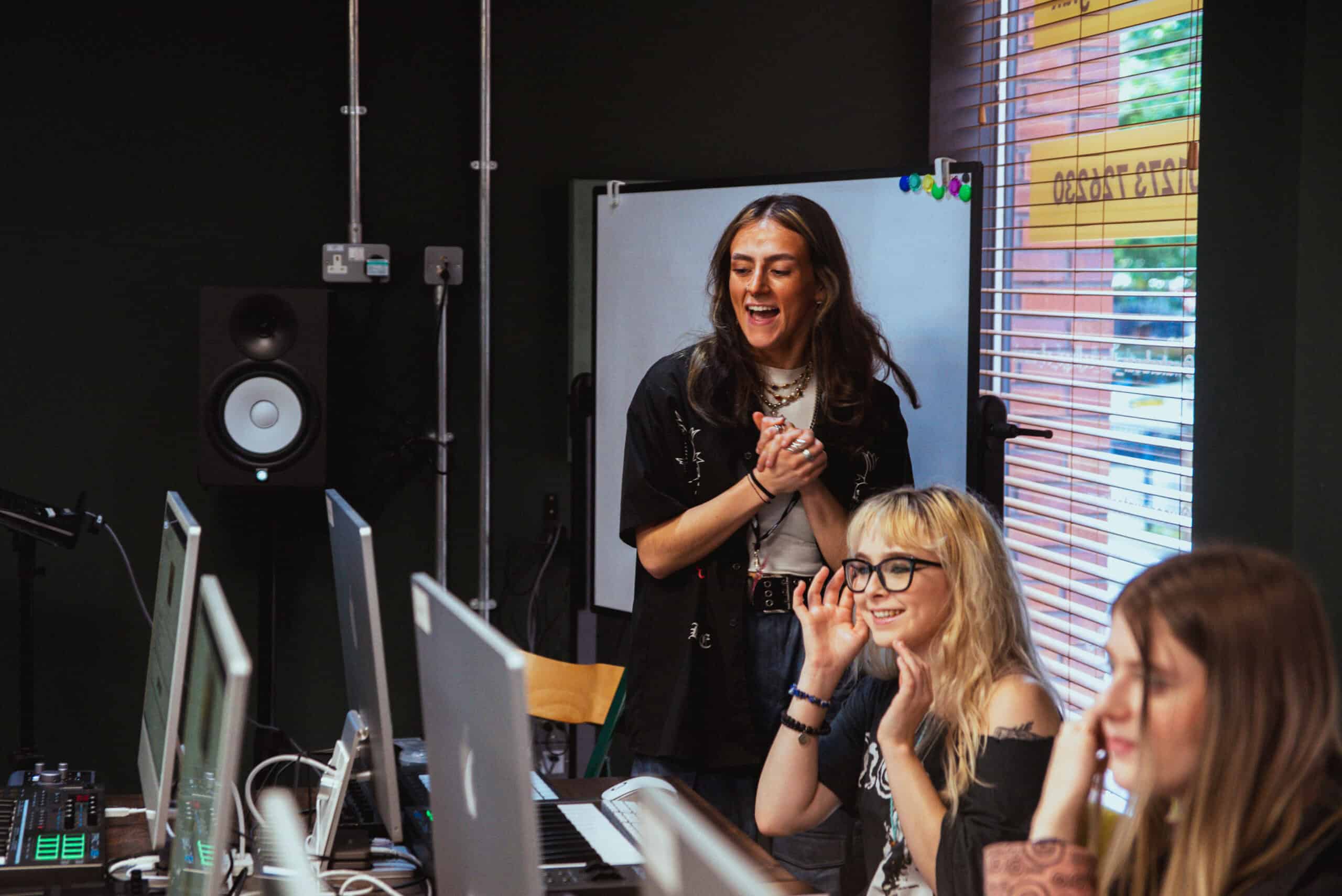 Our tutors and mentors are all accomplished music industry professionals, they can support in a number of areas - including with writing press releases.